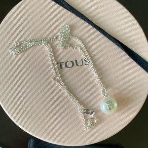 Tous Sterling Silver Pearl Necklace